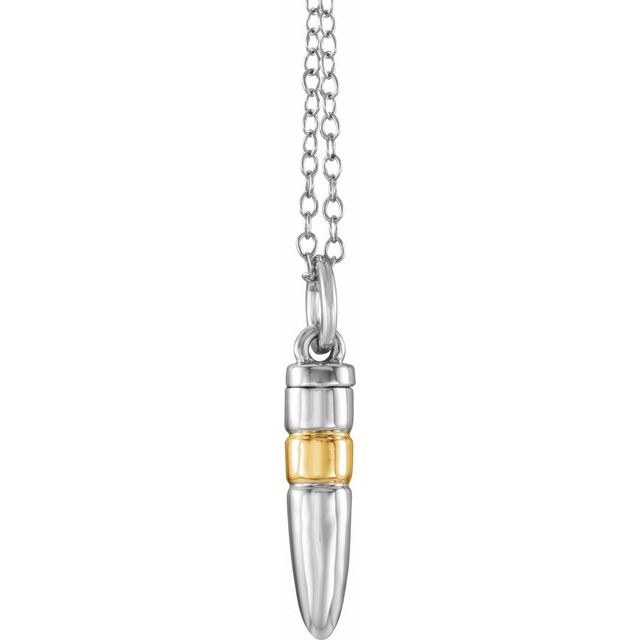 Bullet Ash Holder Necklace