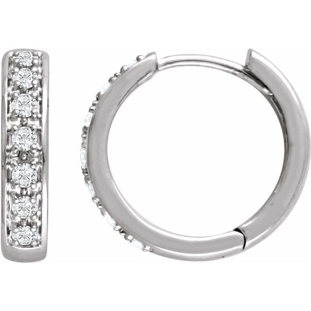 Accented Hoop Earrings