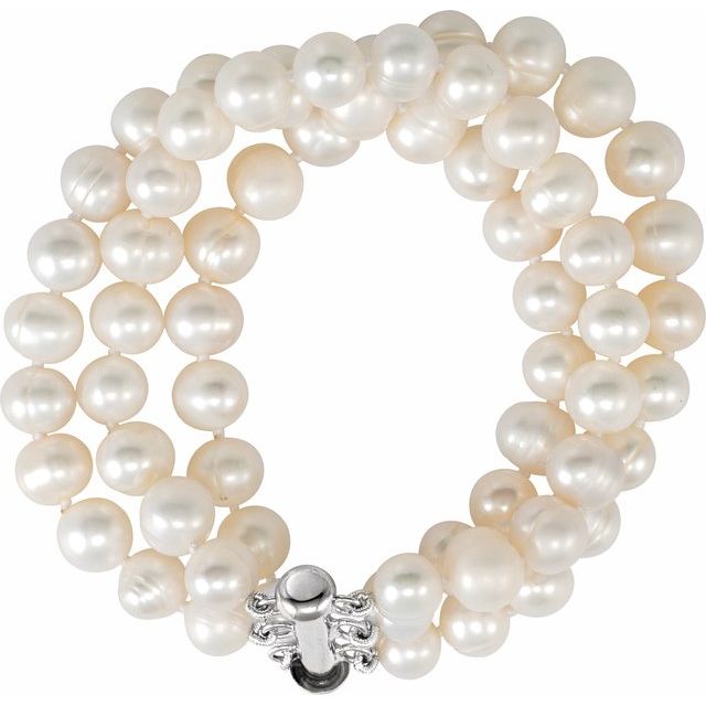 Pearl 3-Strand Bracelet