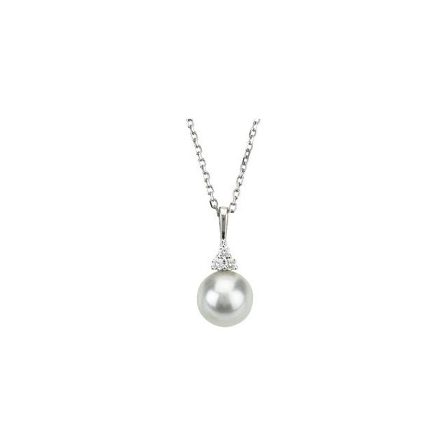 Accented Pearl Necklace