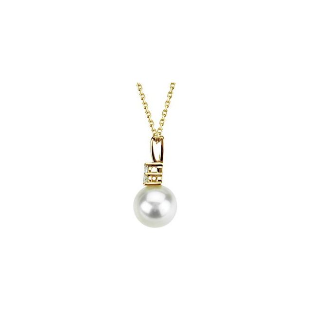 Accented Pearl Necklace