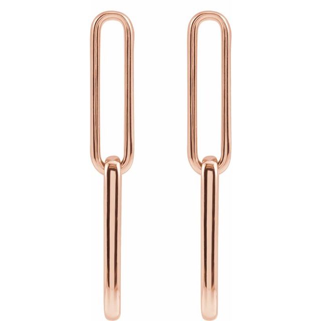 Paperclip-Style Earrings