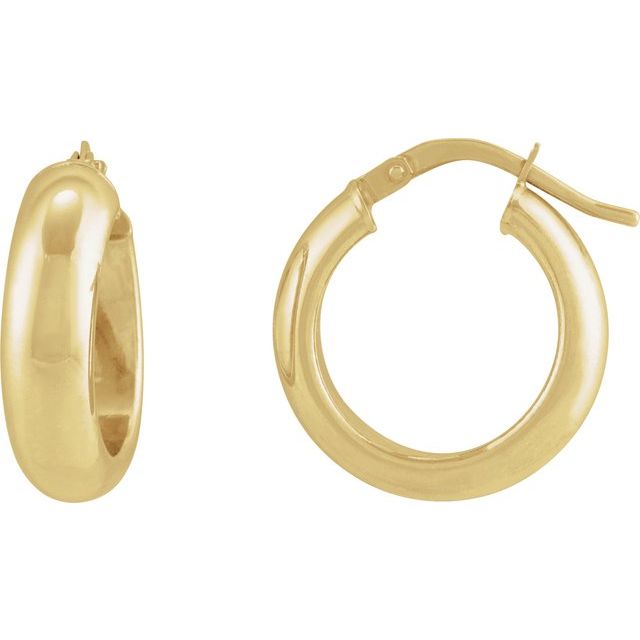 Tube Hoop Earrings