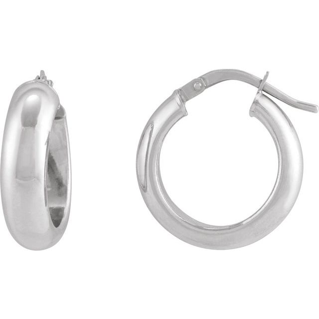 Tube Hoop Earrings