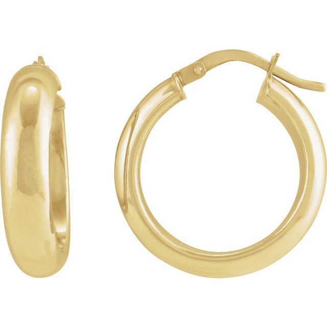 Tube Hoop Earrings