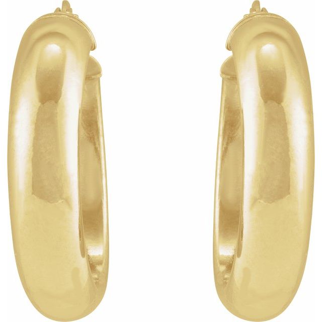 Tube Hoop Earrings