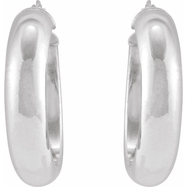 Tube Hoop Earrings