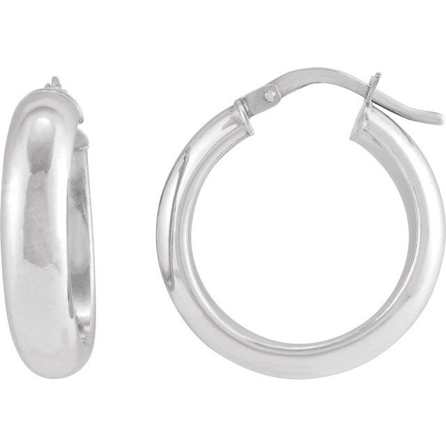 Tube Hoop Earrings