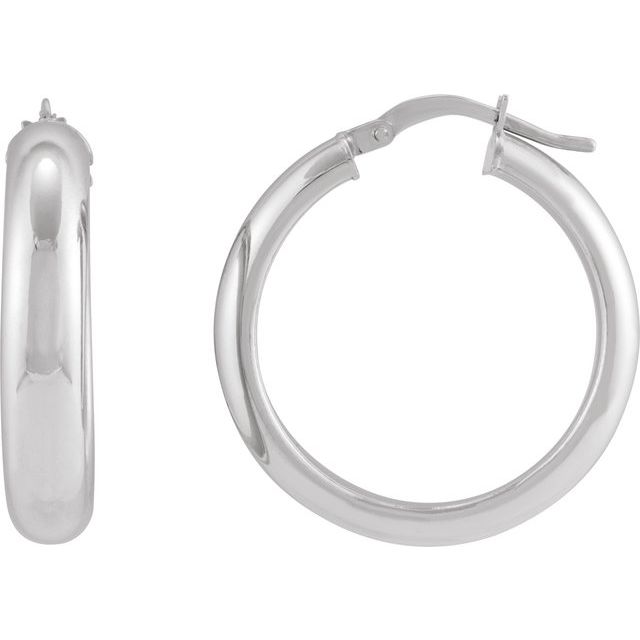 Tube Hoop Earrings