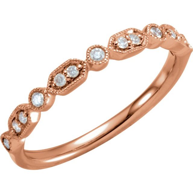 Accented Stackable Ring