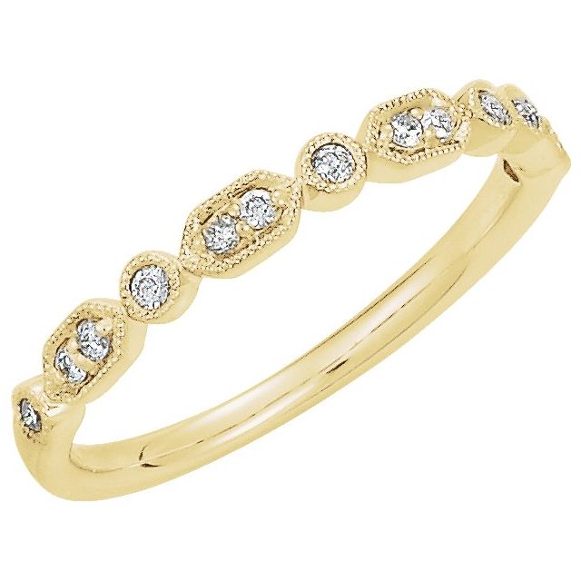 Accented Stackable Ring