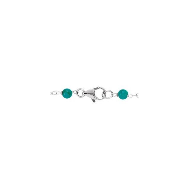 Accented Pearl Station Bracelet