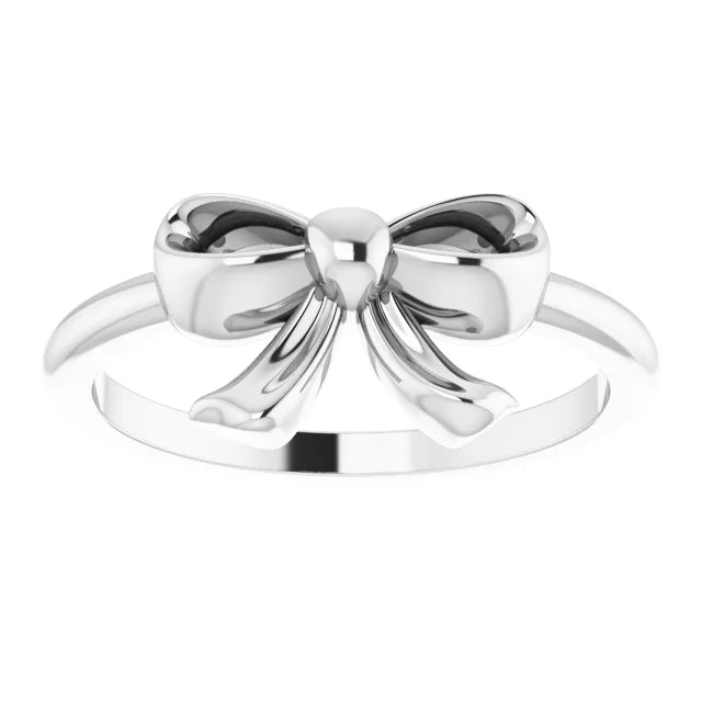 Silver Bow Ring