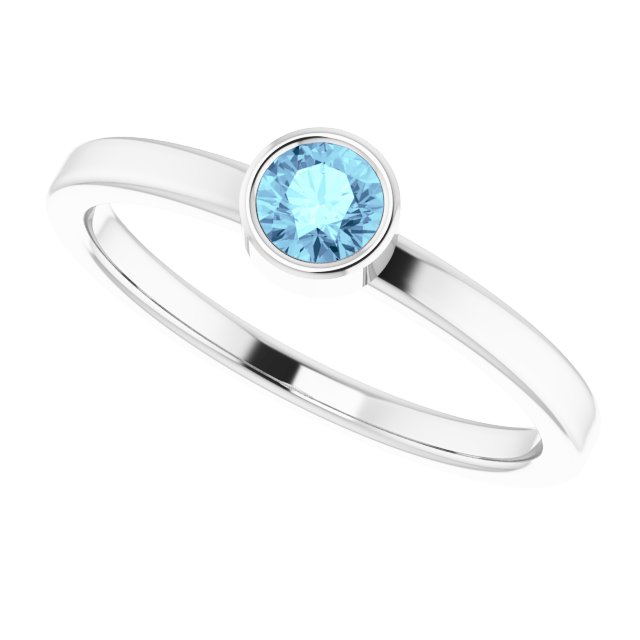 Bezel-Set Solitaire Ring