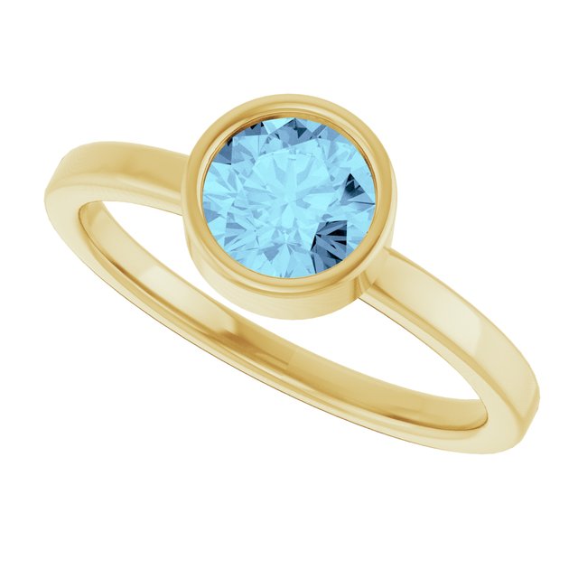 Bezel-Set Solitaire Ring