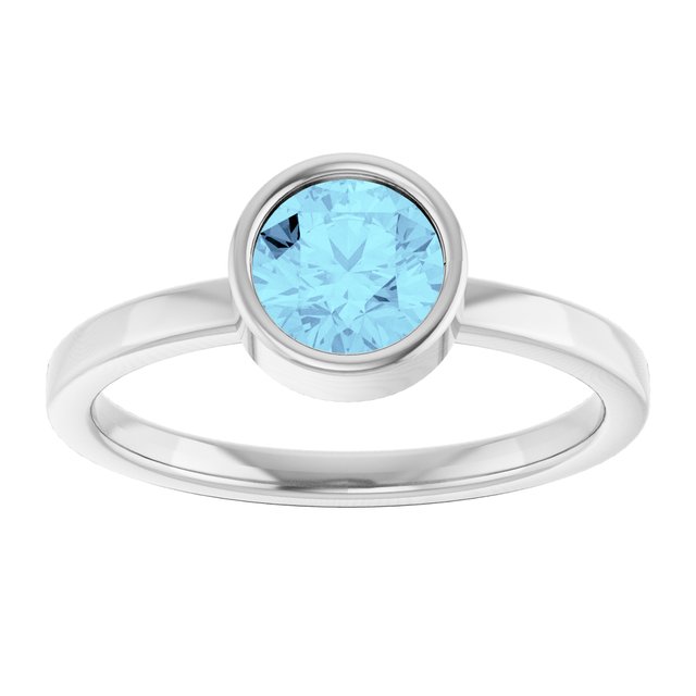 Bezel-Set Solitaire Ring