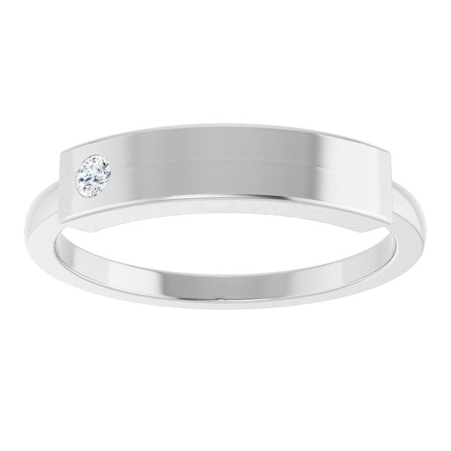 Engravable Stackable Family Ring