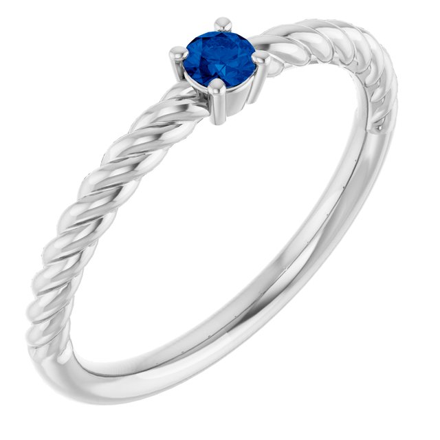 Rope Solitaire Ring