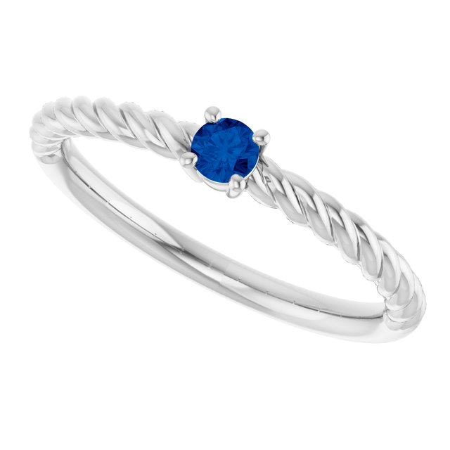 Rope Solitaire Ring