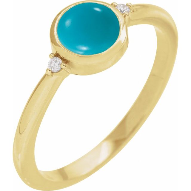 Bezel-Set Cabochon Ring