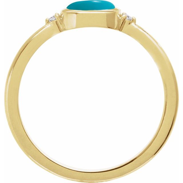 Bezel-Set Cabochon Ring