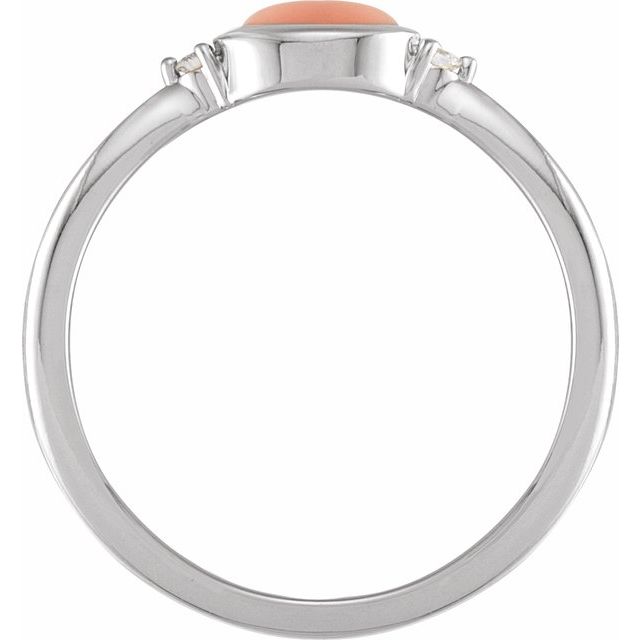 Bezel-Set Cabochon Ring