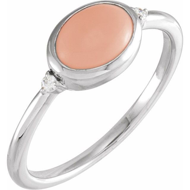 Bezel-Set Cabochon Ring