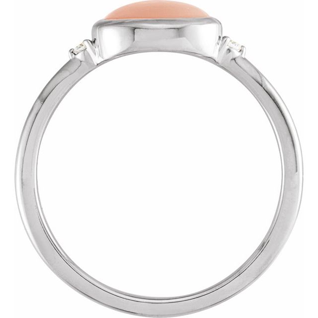 Bezel-Set Cabochon Ring