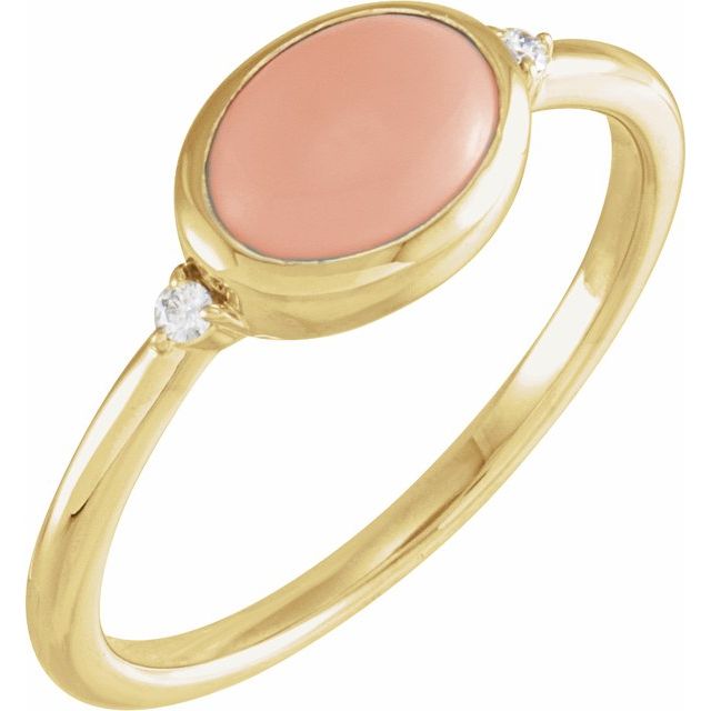 Bezel-Set Cabochon Ring