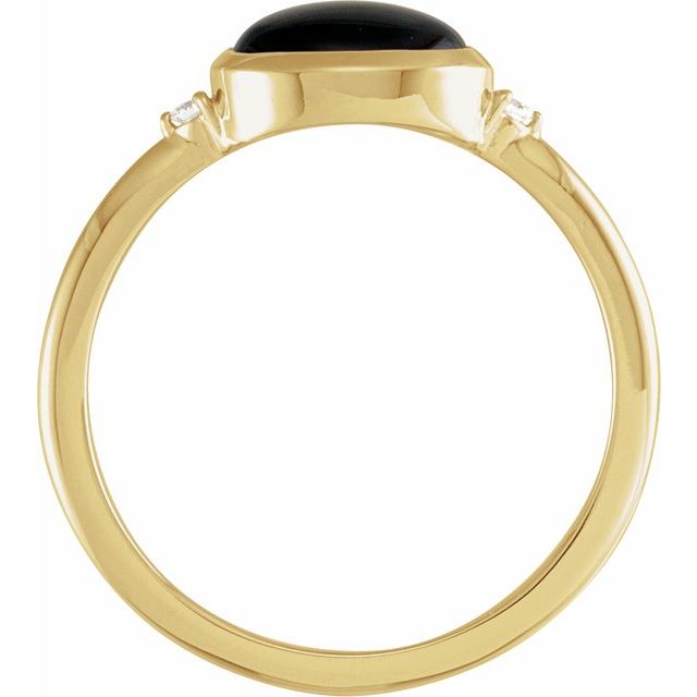 Bezel-Set Cabochon Ring