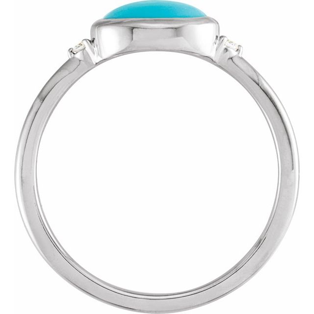 Bezel-Set Cabochon Ring