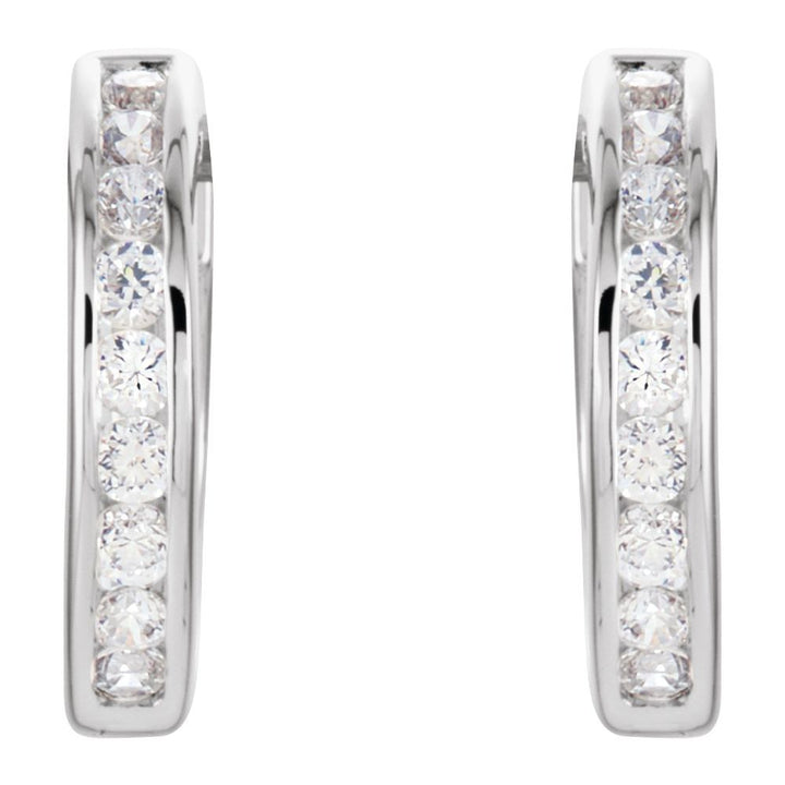 Sterling Silver Sparkle Hoops Black Friday Deal