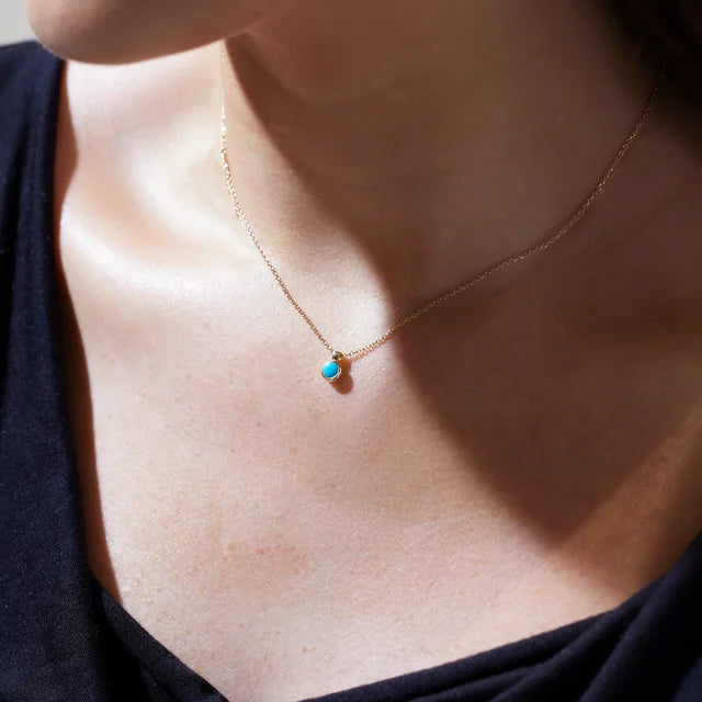Elegant Natural Turquoise Necklace