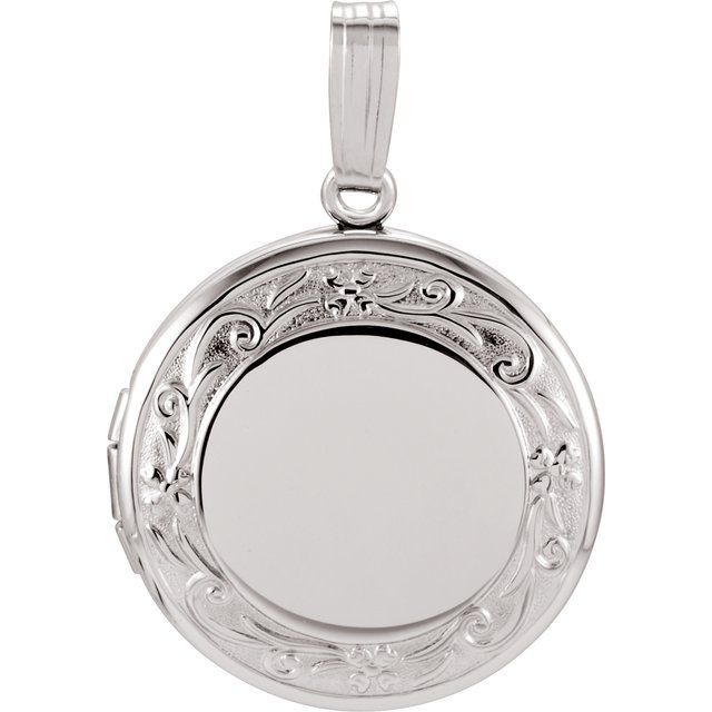 Engravable Round Locket