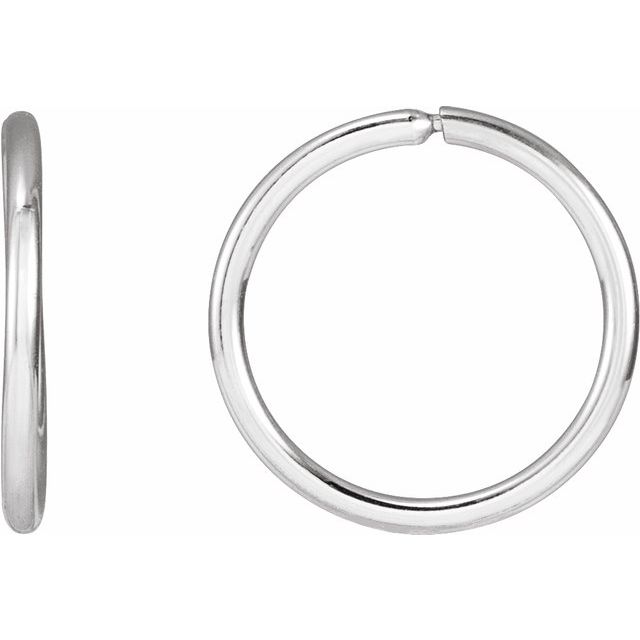 Endless Tube Hoop Earrings