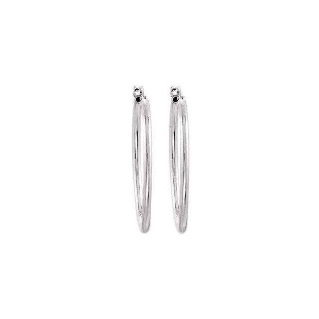 Tube Hoop Earrings