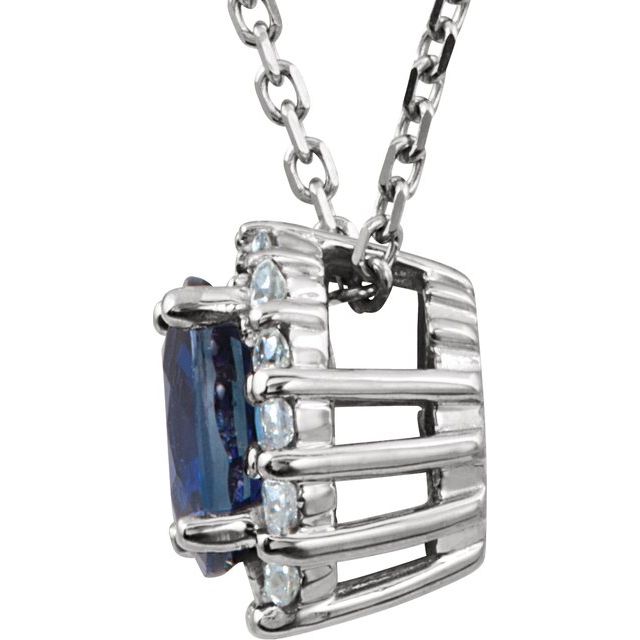 Halo-Style Necklace or Pendant