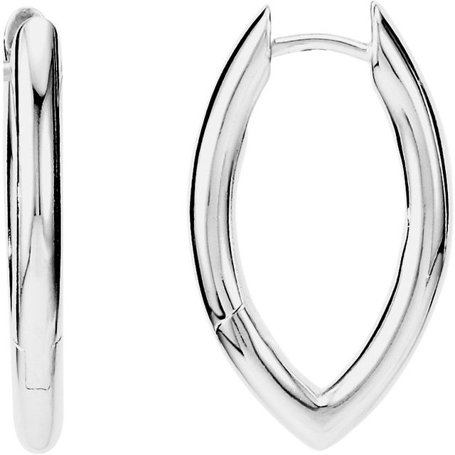 Hinged Tube Hoop Earrings