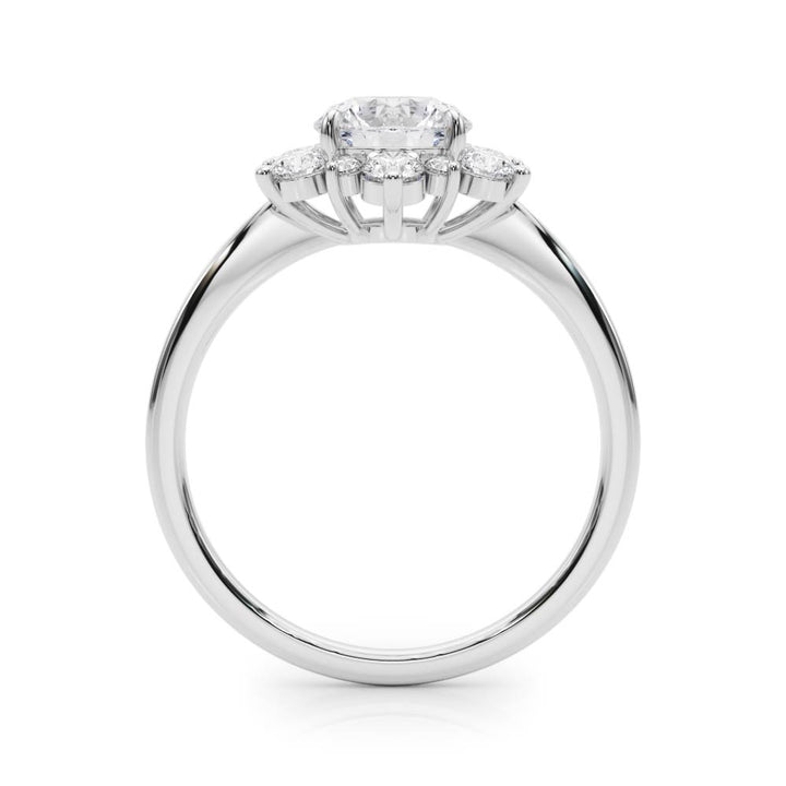 Halo Diamond Engagement Ring