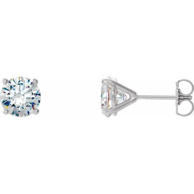 Lab Diamond Earrings 1/2CTW White Gold