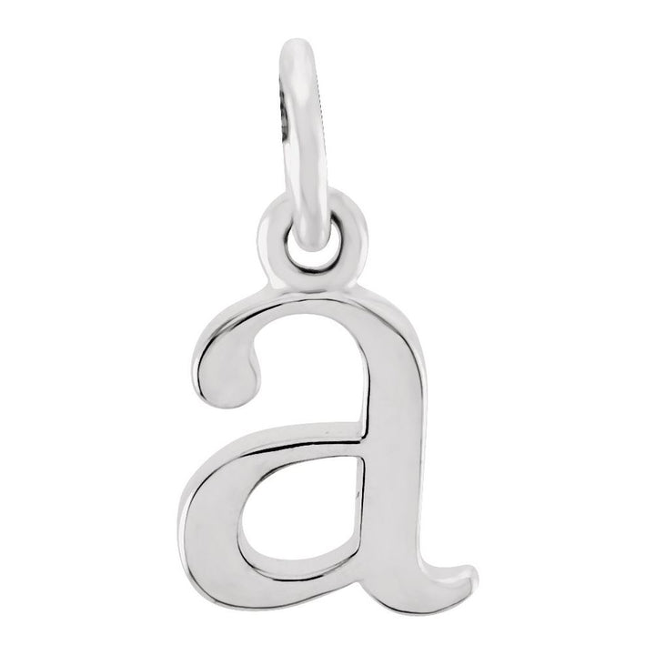 Sterling Silver Lowercase Initial Necklace