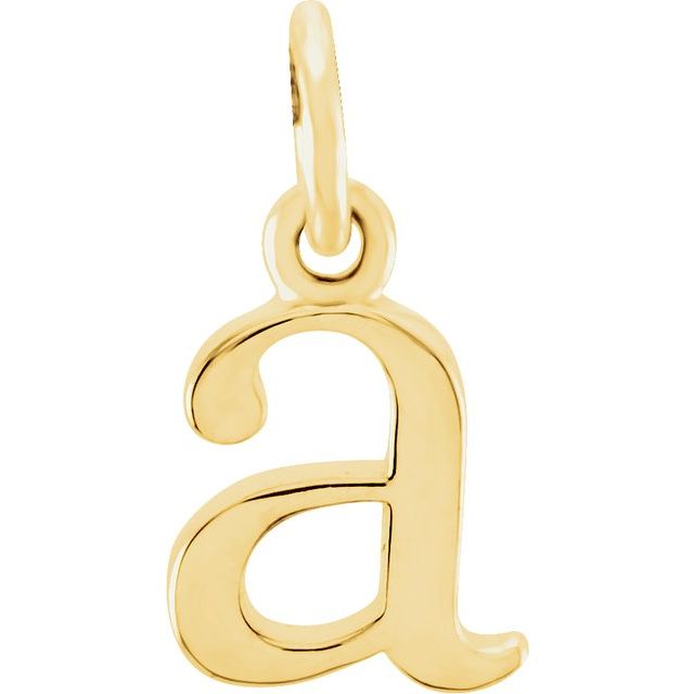 Lowercase Initial Necklace or Pendant