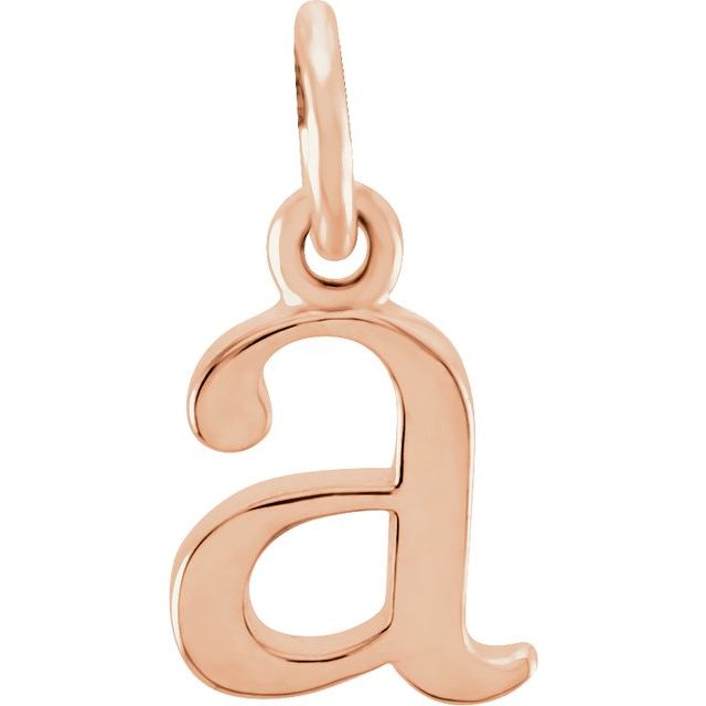 Lowercase Initial Necklace or Pendant