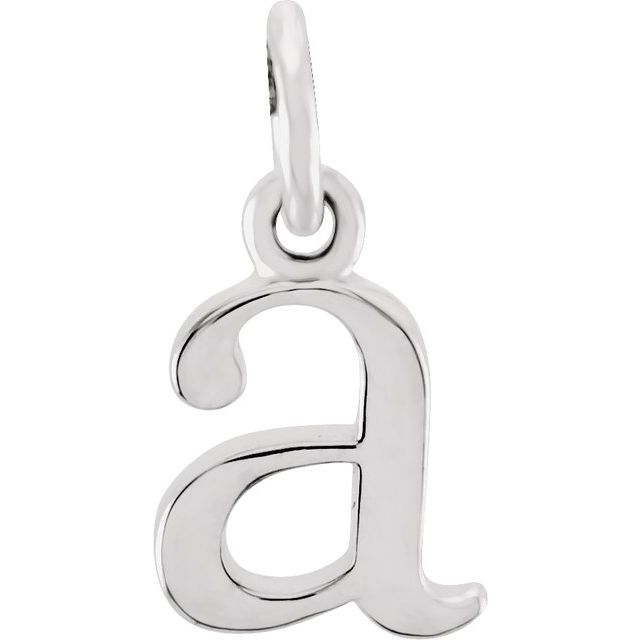 Lowercase Initial Necklace or Pendant