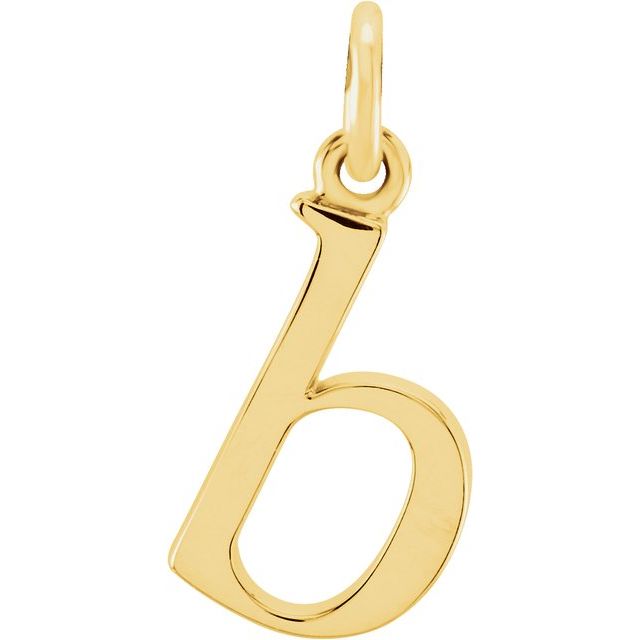 Lowercase Initial Necklace or Pendant