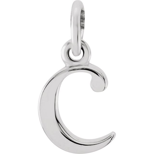 Lowercase Initial Necklace or Pendant