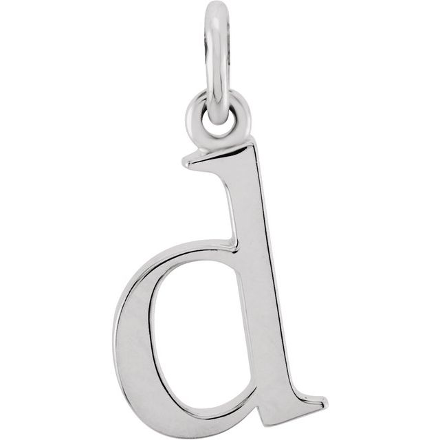 Lowercase Initial Necklace or Pendant