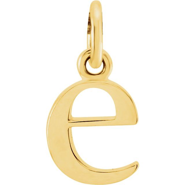 Lowercase Initial Necklace or Pendant