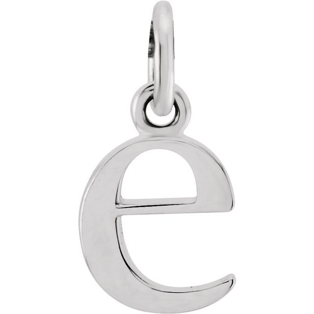 Lowercase Initial Necklace or Pendant