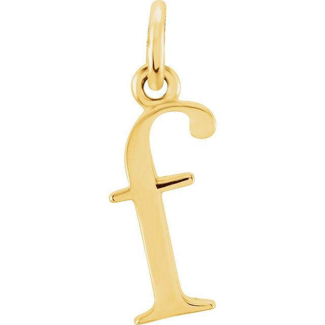 Lowercase Initial Necklace or Pendant